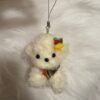 50 Handmade puppy phone charm plush dog keychain
