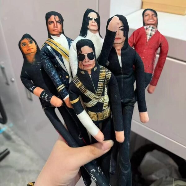 Michae Bendable Pop Star Plush Doll，6pcs