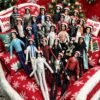 6 Michaell Pop Star Plush Doll Rock Action Figure Cartoon Soft Dolls, 6 pcs