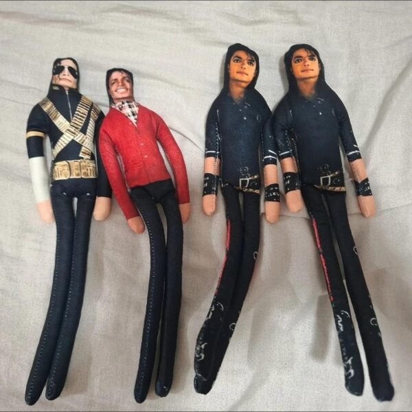 Michae Bendable Pop Star Plush Doll，6pcs